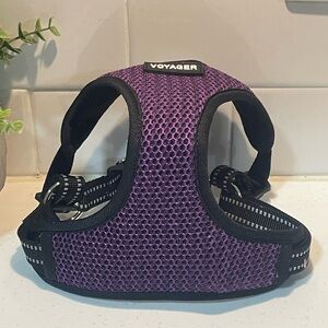 Voyager Purple Soft Mesh Dog Harness